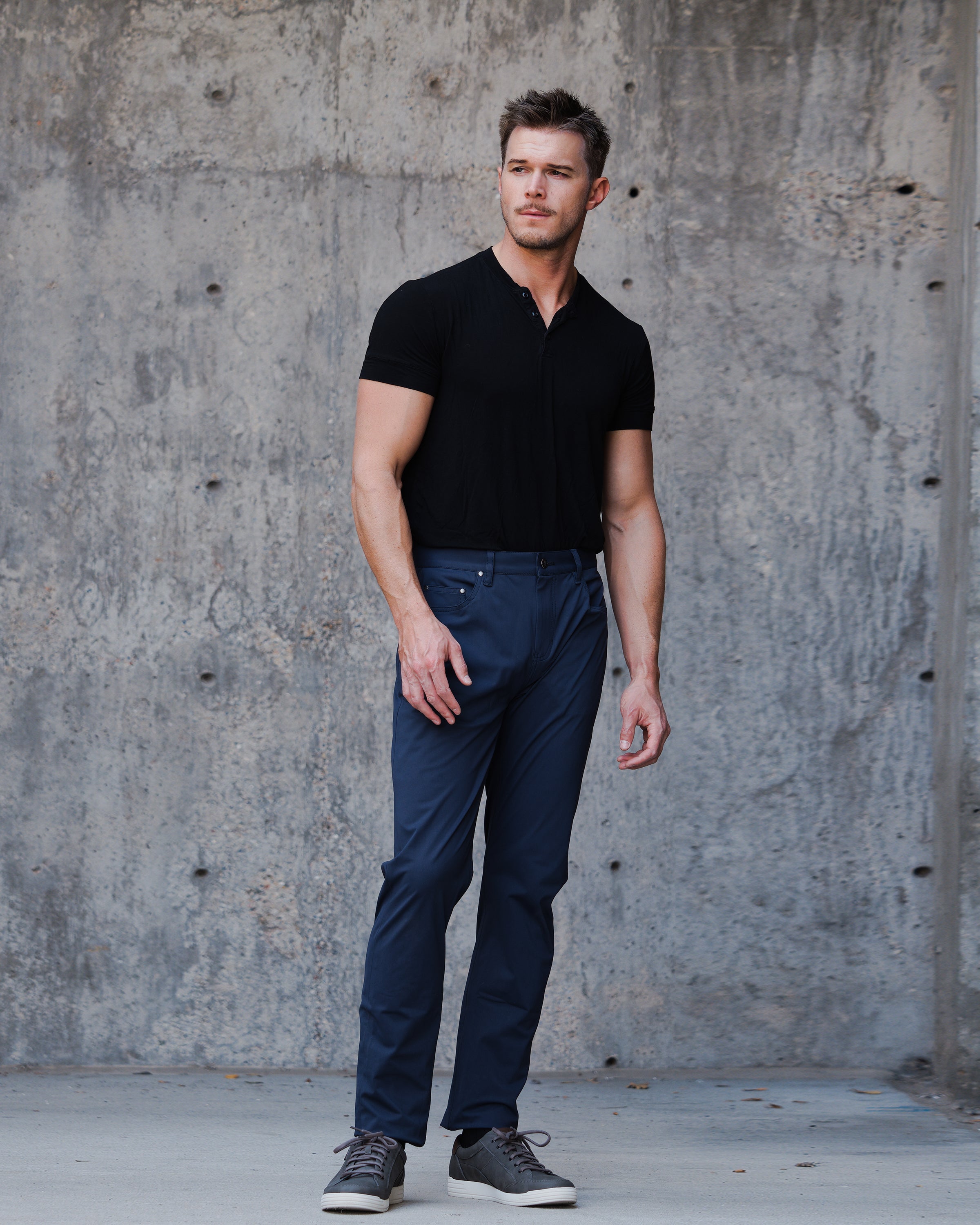 The Navy Venture 5 Pocket Pants – Freecastle